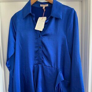Skies are Blue Blouse - Runs Big